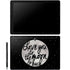 To The Moon And Back BW Galaxy Book 12in Skin