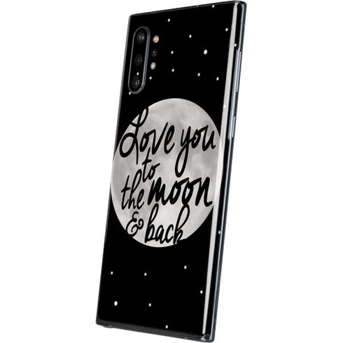 To The Moon And Back BW Galaxy Note 10 Plus Skin