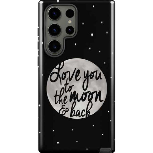 To The Moon And Back BW Galaxy S23 Ultra Pro Case