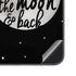 To The Moon And Back BW Galaxy S25 Skin
