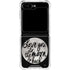 To The Moon And Back BW Galaxy Z Flip6 Clear Case