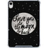 To The Moon And Back BW iPad 11th Gen (2025) Clear Case