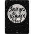 To The Moon And Back BW Apple iPad Air Skin