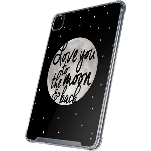 To The Moon And Back BW iPad Cases