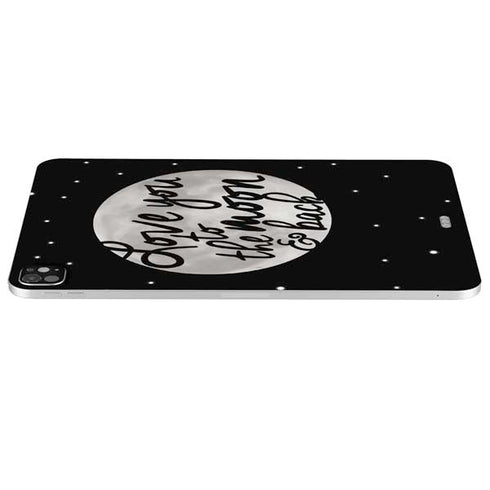 To The Moon And Back BW iPad Pro 13in M4 (2024) Skin