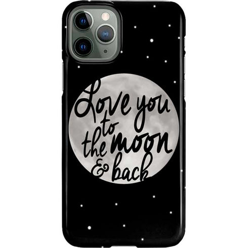 To The Moon And Back BW iPhone 11 Pro Lite Case