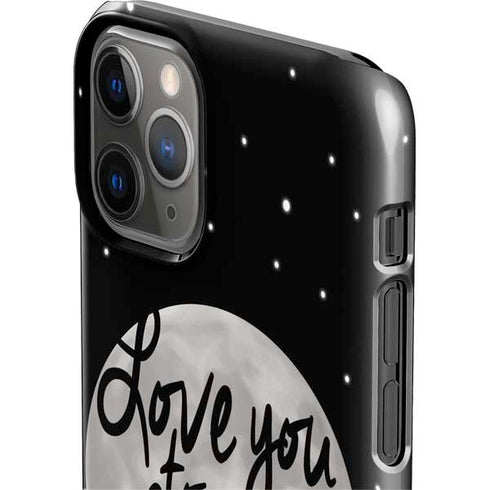 To The Moon And Back BW iPhone 11 Pro Lite Case