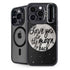To The Moon And Back BW iPhone 13 Pro Kickstand Case