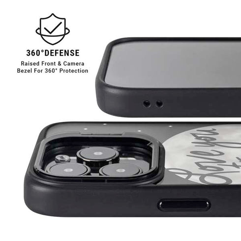 To The Moon And Back BW iPhone 13 Pro Kickstand Case