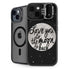 To The Moon And Back BW iPhone 14 Kickstand Case