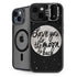 To The Moon And Back BW iPhone 14 Plus Kickstand Case