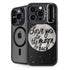 To The Moon And Back BW iPhone 14 Pro Kickstand Case