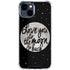 To The Moon And Back BW iPhone 15 Clear Case