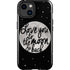 To The Moon And Back BW iPhone 15 Impact Case