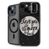 To The Moon And Back BW iPhone 15 Kickstand Case
