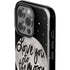 To The Moon And Back BW iPhone 15 Pro Impact Case