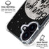 To The Moon And Back BW iPhone 16 Clear Case