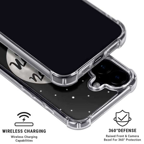 To The Moon And Back BW iPhone 16 MagSafe Case