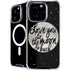 To The Moon And Back BW iPhone 16 Pro MagSafe Case