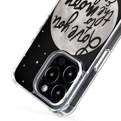 To The Moon And Back BW iPhone 16 Pro MagSafe Case