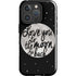 To The Moon And Back BW iPhone 16 Pro Max Impact Case