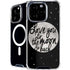 To The Moon And Back BW iPhone 16 Pro Max MagSafe Case