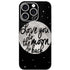 To The Moon And Back BW iPhone 16 Pro Skin