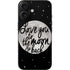 To The Moon And Back BW iPhone 16 Skin