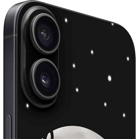 To The Moon And Back BW iPhone 16 Skin