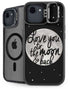 To The Moon And Back BW iPhone 16e Kickstand Case