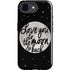 To The Moon And Back BW iPhone 16e Impact Case