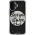 To The Moon And Back BW iPhone 17 Clear Case