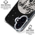 To The Moon And Back BW iPhone 17 Clear Case