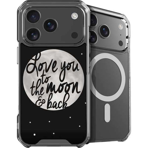 To The Moon And Back BW iPhone 18 Pro MagSafe Case