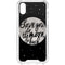 To The Moon And Back BW iPhone XS Clear Case