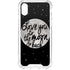 To The Moon And Back BW iPhone XS Clear Case