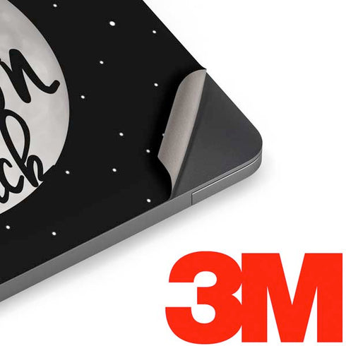 To The Moon And Back BW Apple MacBook Air Skin