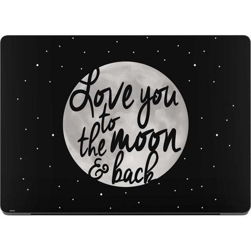 To The Moon And Back BW Apple MacBook Pro 14-inch Skin