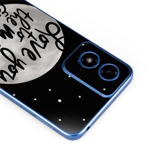 To The Moon And Back BW Moto G Play 4G (2024) Skin