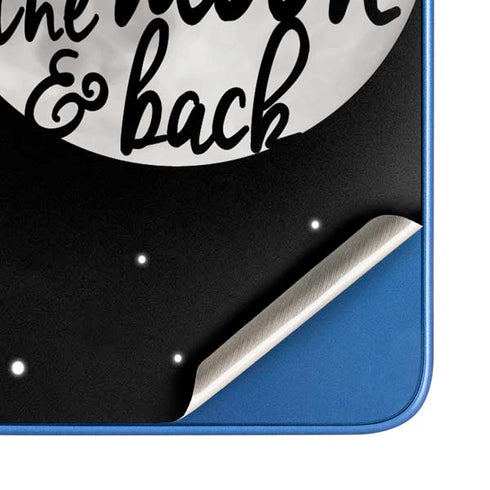 To The Moon And Back BW Moto G Play 4G (2024) Skin