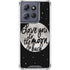 To The Moon And Back BW Moto G Stylus 5G (2025) Clear Case