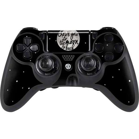To The Moon And Back BW PlayStation PS4 Skins