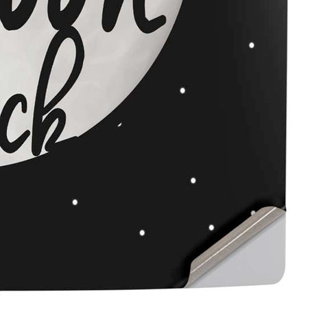To The Moon And Back BW PS5 Pro Disk Console Skin
