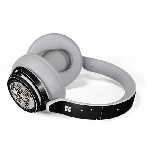 To The Moon And Back BW Surface Headphones Skin