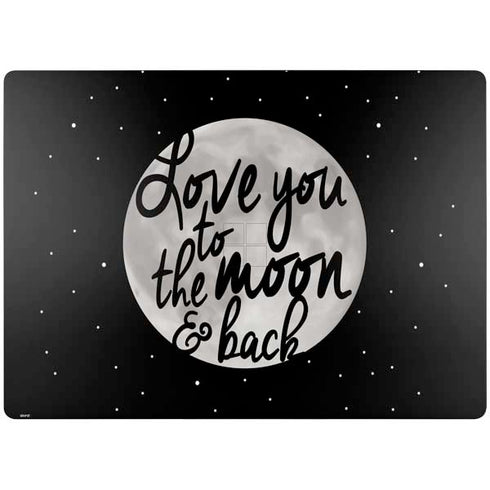 To The Moon And Back BW Surface Laptop 7 13.8in Skin