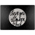 To The Moon And Back BW Surface Laptop 7 13.8in Skin