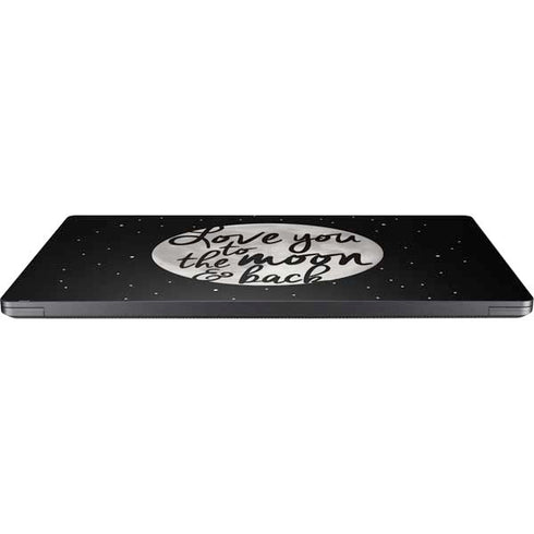 To The Moon And Back BW Surface Laptop 7 13.8in Skin