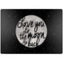 To The Moon And Back BW Surface Laptop 7 15in Skin