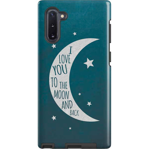 To The Moon And Back Galaxy Cases
