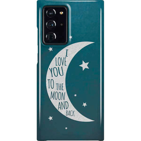 To The Moon And Back Galaxy Cases